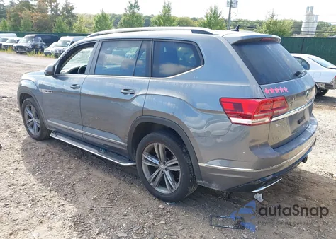 2019 Volkswagen Atlas 3.6L V6 Se W/Technology R-Line из США, поврежденный, VIN 1V2XR2CA4KC588571